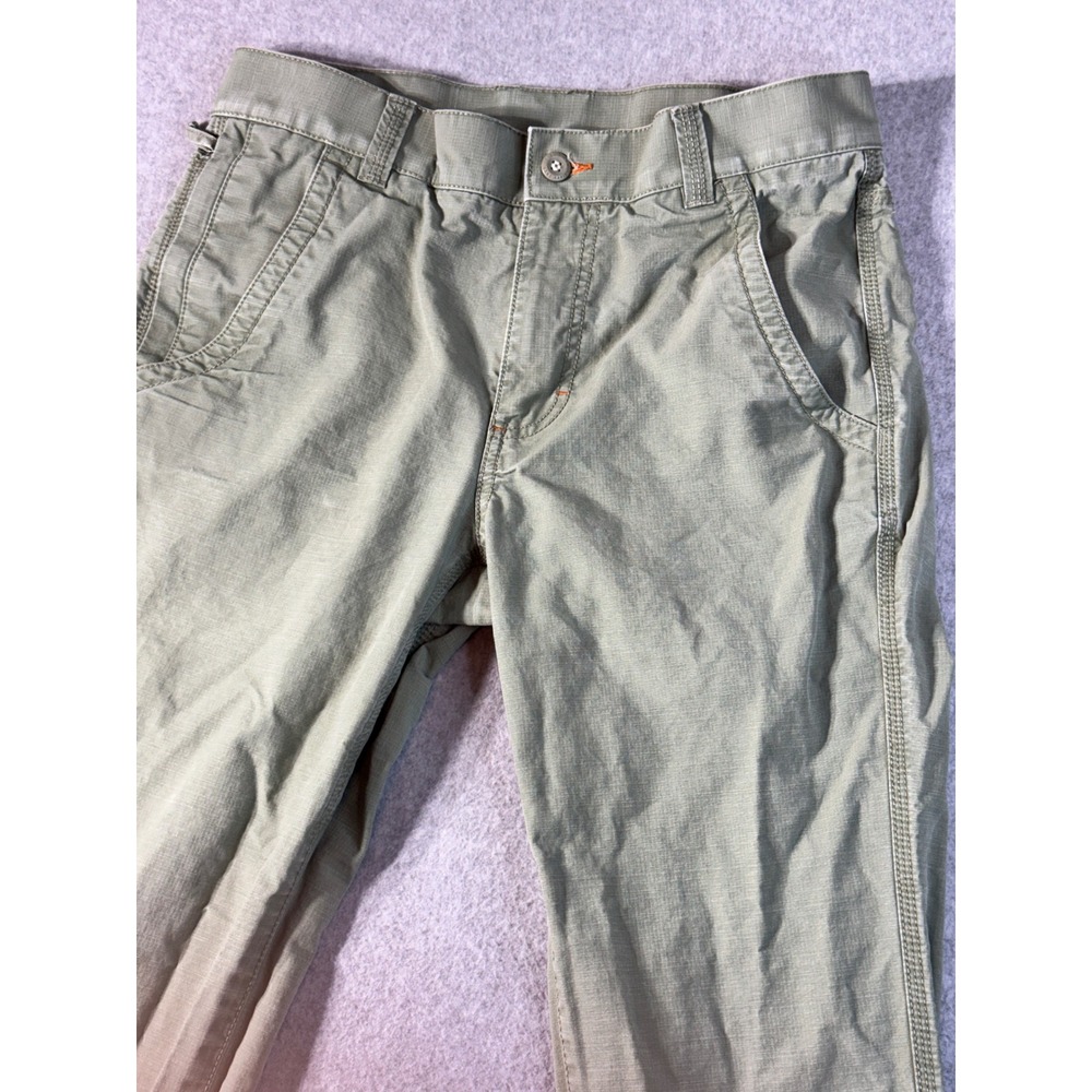 LL Bean Mens 30x34 Standard Fit Ripstop Pants Sage Green Olive 509447